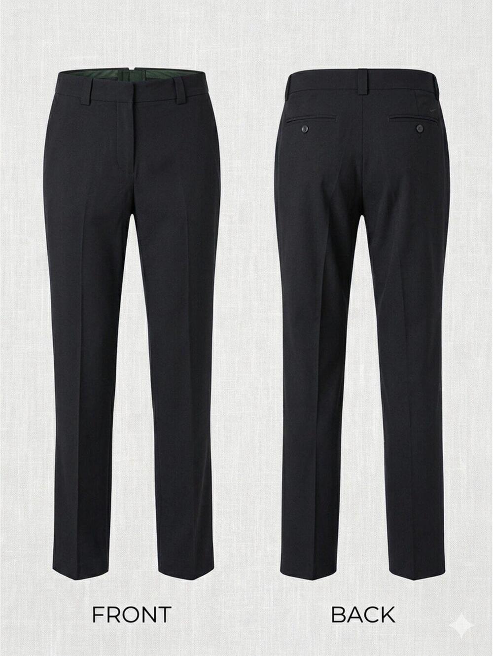🏌️ Nike Golf Fit Dry Black Athletic Dress Pants Womens 10 26-3 🏌️